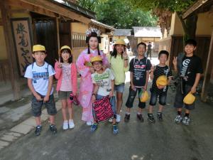 映画村で