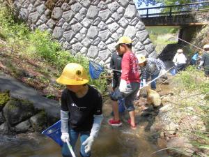 川に入水