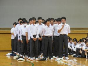 壮行会②