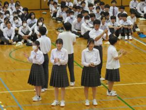 壮行会③
