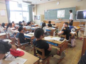 4年1組いのちの参観