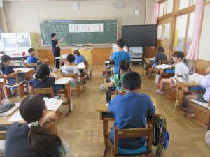 4年2組いのちの参観