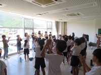 応援合戦の練習