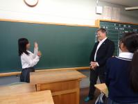 ケント市長来校1