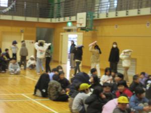 避難訓練地震