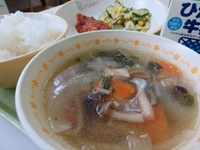 今日の給食
