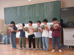 3年生音読発表会