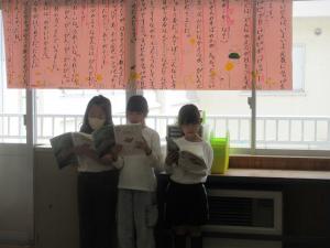 3年生音読発表会