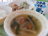 今日の給食