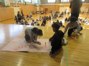 あったかの花をはる