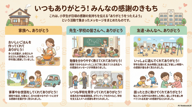 ありがとうメッセージカード