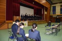 新旧生徒会引き継ぎ式1