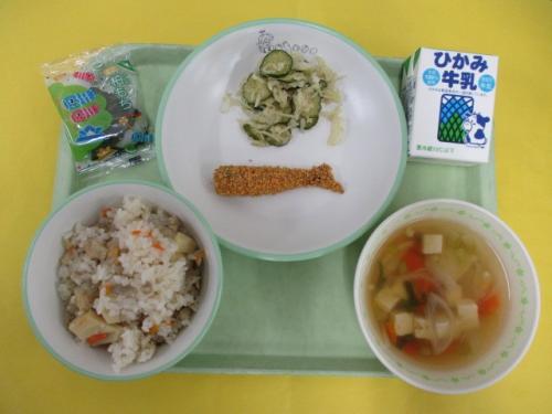 家庭配付献立表　５月