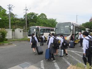 修学旅行出発