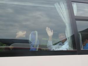 修学旅行出発