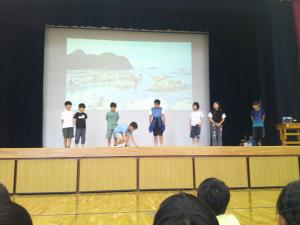 自然学校学年発表