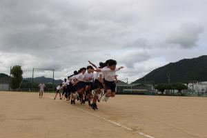 体育大会練習