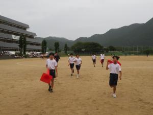 体育大会練習