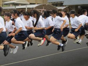 体育大会練習