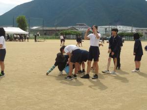 体育大会準備