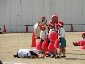 赤組応援