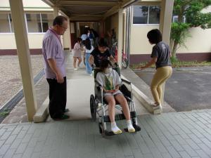 車いす体験