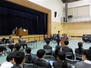 後期生徒総会2