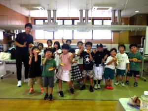 7月5日　1年生　パン作り