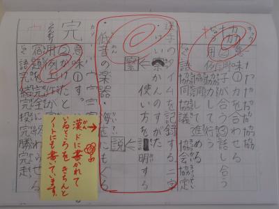 お手本にしたい漢字練習の仕方