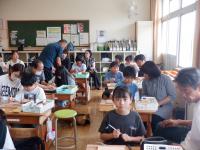 9月7日　4年生　木工作